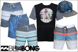 Throw it back to the 70s' with the Billabong Lo Tides boardshort series