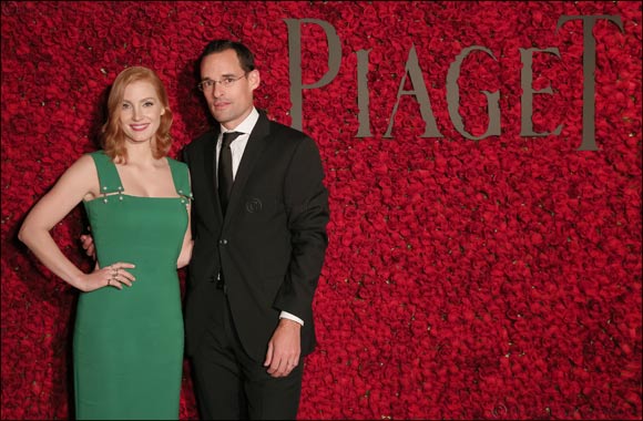 Jessica Chastain takes a turn in possession at the global premiere of ‘Crimson Peak'