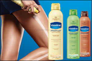 New Vaseline Spray & Go Moisturizer Offers Category Changing Innovation with a Continuous 360° Targeted Spray