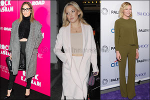 Celebrity Update: Kate Hudson, Jennifer Lopez and Kirsten Dunst in Max Mara