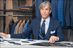 Boggi Milano Creative Designer, Pietro Rizzi, marks an elegant appearance at the brand's event in Dubai