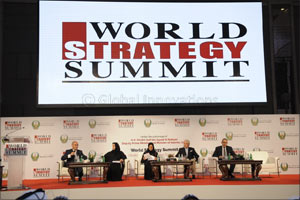 Ministry officials and Top influential business leaders gather at the 1st World Strategy Summit in Abu Dhabi