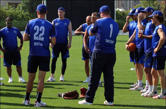 World's biggest cricket legends training at Dubai Sports City