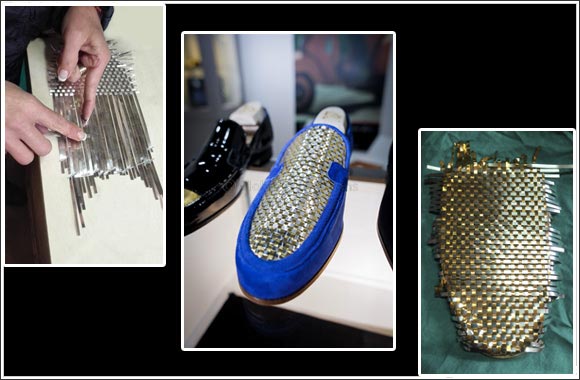 Regional Launch of 24 Karat Gold Shoes Worth 18,000 Euro Grabs Limelight as Leatherworld Middle East Opens in Dubai