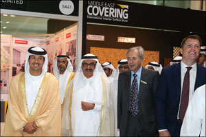 H.H. Sheikh Hamdan bin Rashid Al Maktoum opens Middle East Stone and Middle East Covering