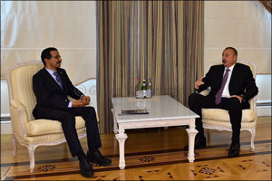 Sultan bin Sulayem discusses with President Ilham Aliyev pospects of future cooperation between DP World and Azerbaijan