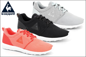 Happy running with Le Coq Sportif