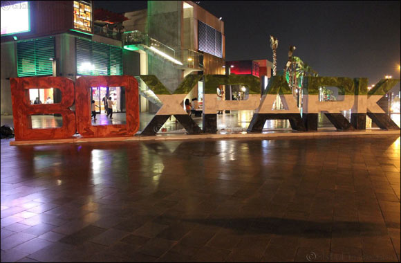 Dubai Based Graffiti Artist Leaves Artistic Stamp on Boxpark 3d Letters