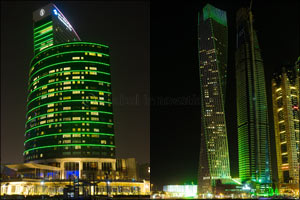 The UAE Goes Green for Ireland's National Day