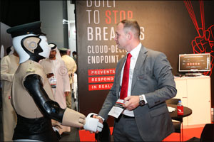 Cyborgs on Patrol! Dubai Police's World's First Autonomous Robocop Goes Live at GISEC & IoTx 2017