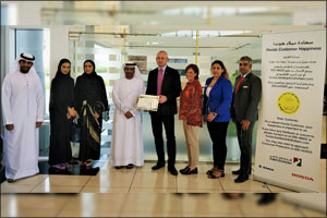 Al-Futtaim Honda launches Consumer Happiness Counter initiative