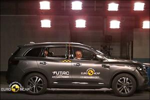 Renault KOLEOS achieves five-star Euro NCAP rating