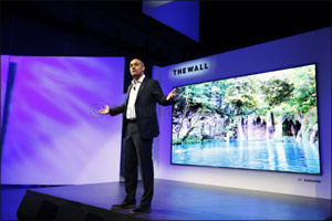 Samsung Unveils “The Wall,” the World's First Modular MicroLED 146-inch TV