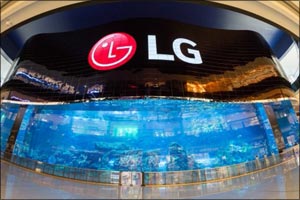 “World Record” created by the LG OLED Video Wall recognized as “Best use of Projection/Display Solutions”
