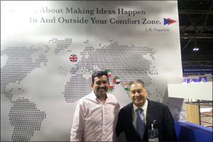 Celebrity Master Chef Mr Sanjeev Kapoor visits Al Maya booth at Gulfood 2018