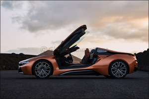 BMW Group Plant Leipzig starts series production of BMW i8 Roadster.