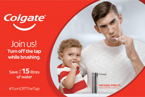 Colgate and Michael Phelps' ‘Save Water' Campaign makes waves and encourages UAE Residents to Turn off the Tap