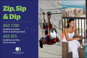DoubleTree by Hilton Resort & Spa Marjan Island and DoubleTree by Hilton Ras Al Khaimah launch Zip, Sip, Dip promotion