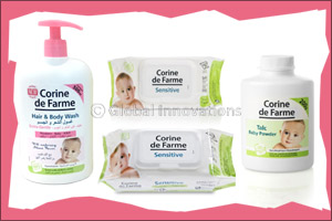 Care for your baby's sensitive skin  with Corine de Farme