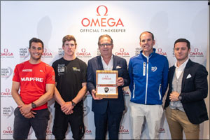 OMEGA goes onshore in Newport to unveil the Volvo Ocean Race winner's watch