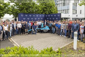Race Driver David Beckmann Makes Pit Stop at Sponsor GROHE in Hemer