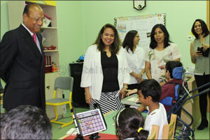Nikai Group supports Al Noor Centre with assistive technology devices