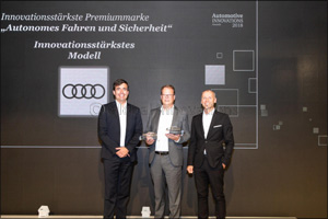 Audi A8 most innovative model of 2018