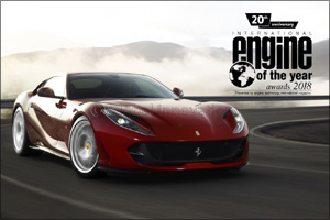 Ferrari's turbo-charged V8 is voted the best engine of the last 20 years