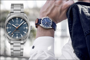 OMEGA releases a denim-inspired Railmaster
