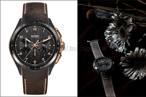 The new Rado HyperChrome Chronograph in bronze and high-tech ceramic