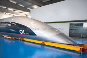 Hyperloop Transportation Technologies Reveals Full-Scale Passenger Capsule