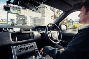 Self-driving Range Rover Runs Autonomous Rings Round Coventry