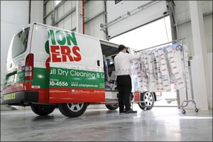 The five-star dry cleaning company only uses eco-friendly practices