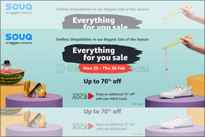 SOUQ's ‘Everything For You Sale' is Back, Offering Savings Of Up To 70%
