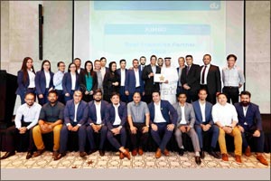 Jumbo Electronics wins four awards at du Partners Awards ceremony held in Dubai