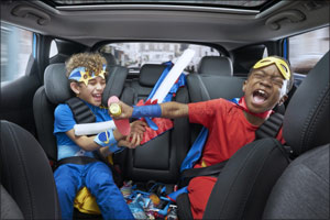 Backseat battles: kids driving their parents to distraction – and danger on the roads, Nissan reveals
