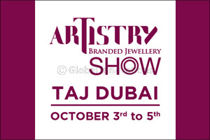 Artistry Branded Jewellery show by Malabar Gold & Diamonds to held at Taj Dubai, Business Bay is a must visit for jewellery lovers in UAE