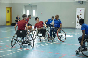 Why AU Students Play Basketball on Wheelchairs?