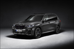 Imposing presence, exclusive charisma: the BMW X7 Dark Shadow Edition