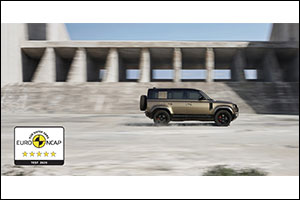 Five-Star Euro Ncap Safety Rating for Award Winning New Land Rover Defender 110
