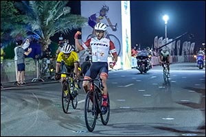 Rashid Al Balooshi Wins NAS Cycling Championship Race for Amateur UAE Men, Khalid Al Thani Finishes Second