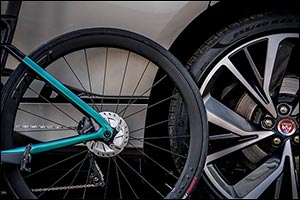 Jaguar I-pace Completes Everesting Challenge on a Single Charge With Olympic Cycling Ace at the Wheel