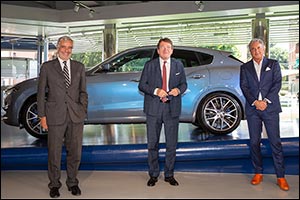 The Beauty of Sustainable Mobility with Maserati  to the Italian Pavilion at Expo 2020 Dubai