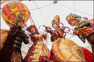 Steampunk Travellers Charm Visitors at 40th Sharjah International Book Fair