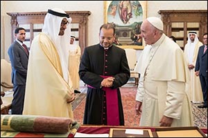 UAE's National Gift to Pope Francis is Immortalised as an NFT for USD 150,000 and will be unveiled at Abu Dhabi Art
