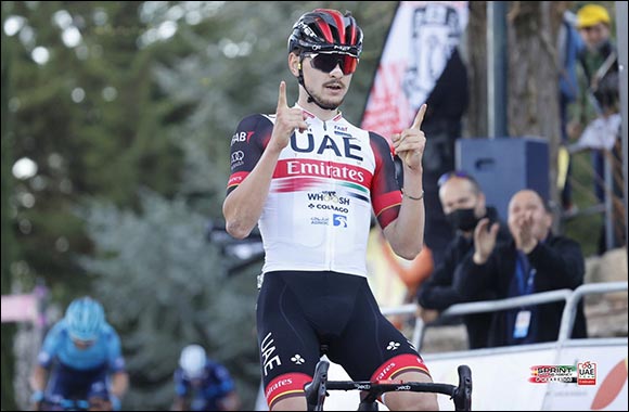 Covi Takes Stage Win and Yellow Jersey in Andalucia For UAE Team Emirates