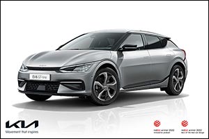Kia EV6 Triumphs in  2022 Red Dot Design Awards