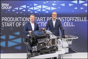 BMW Group Commences In-House Production of Fuel Cells for BMW iX5 Hydrogen in Munich.