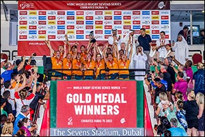 South Africa Men's Team and Australia Women's Team Win Gold at the record-breaking 2022 Emirates Dubai 7s