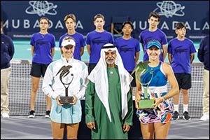 Belinda Bencic Serves Up Impressive Display to become Inaugural Singles Champion of Mubadala Abu Dhabi Open